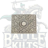 Celtic Chrome Belt Buckle – Timeless Highland Elegance